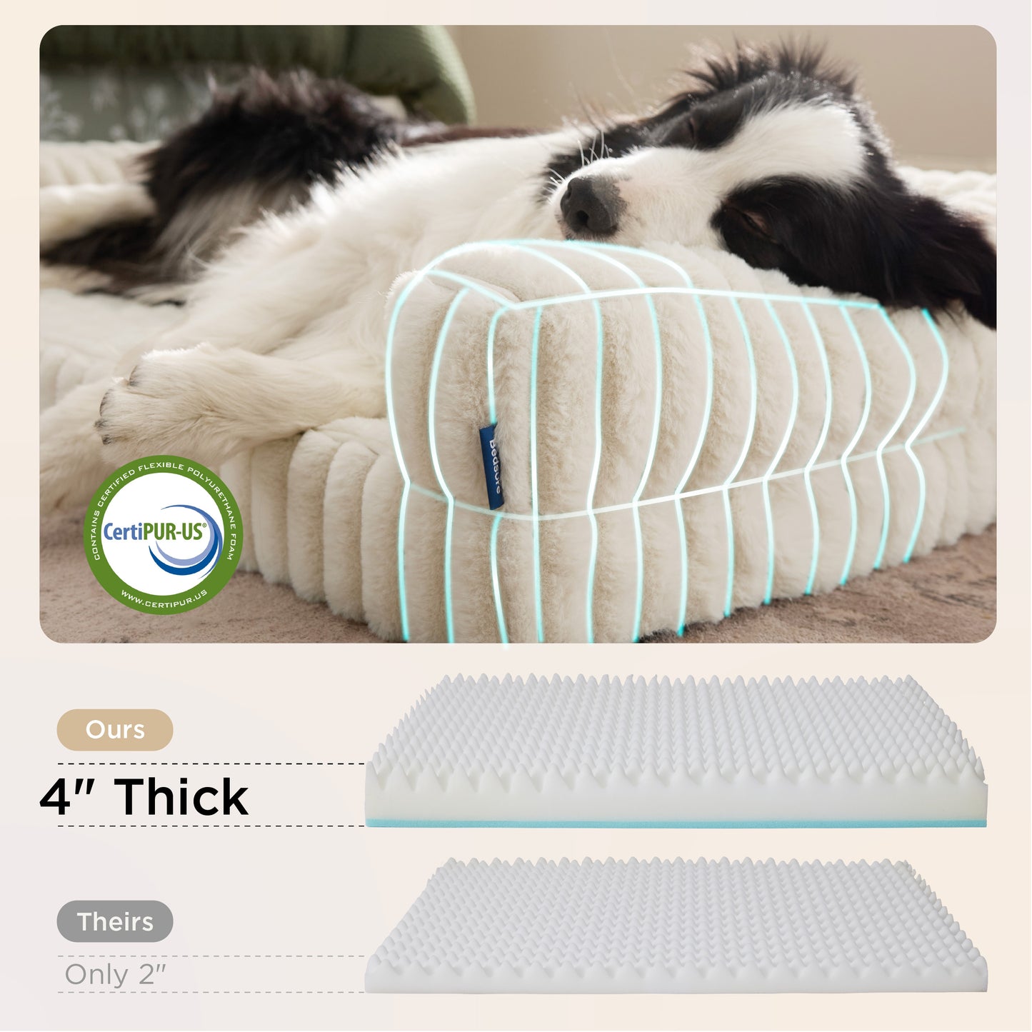 Corduroy Fleece Pet Sofa
