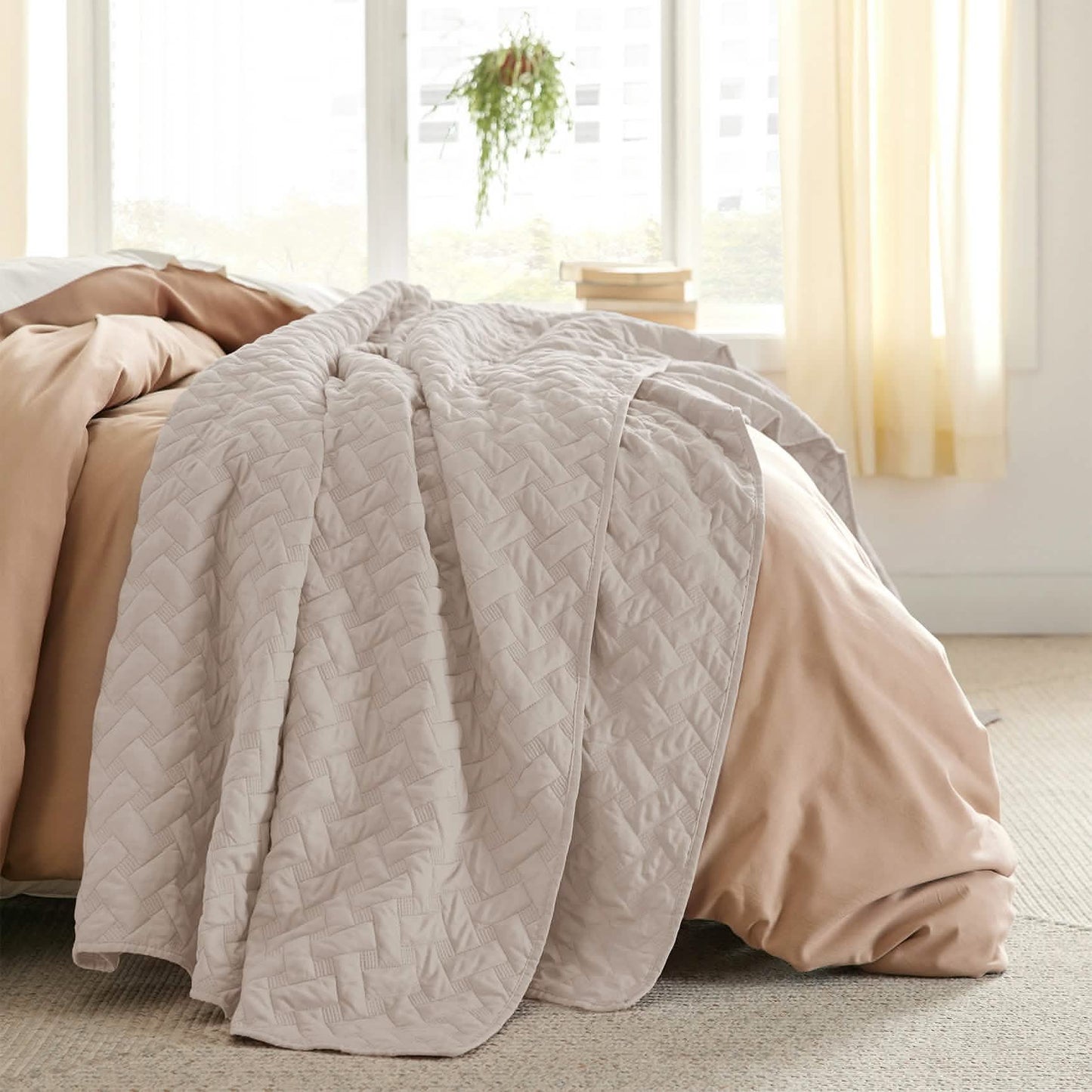Basket-weave Quilt Set