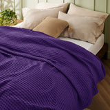 Viscose from Bamboo Waffle Weave Blanket