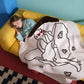 Marilyn Monroe™Feather Yarn Knitted Blanket Dancing Diamonds