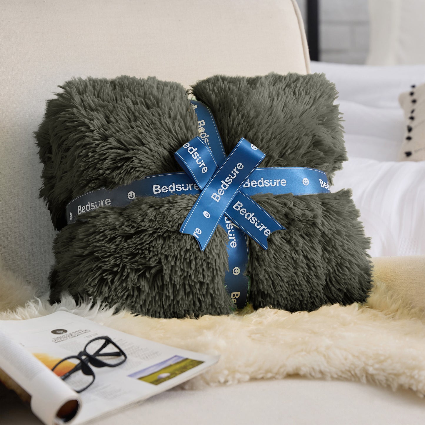 GentleSoft® Fuzzy Faux Fur Blanket
