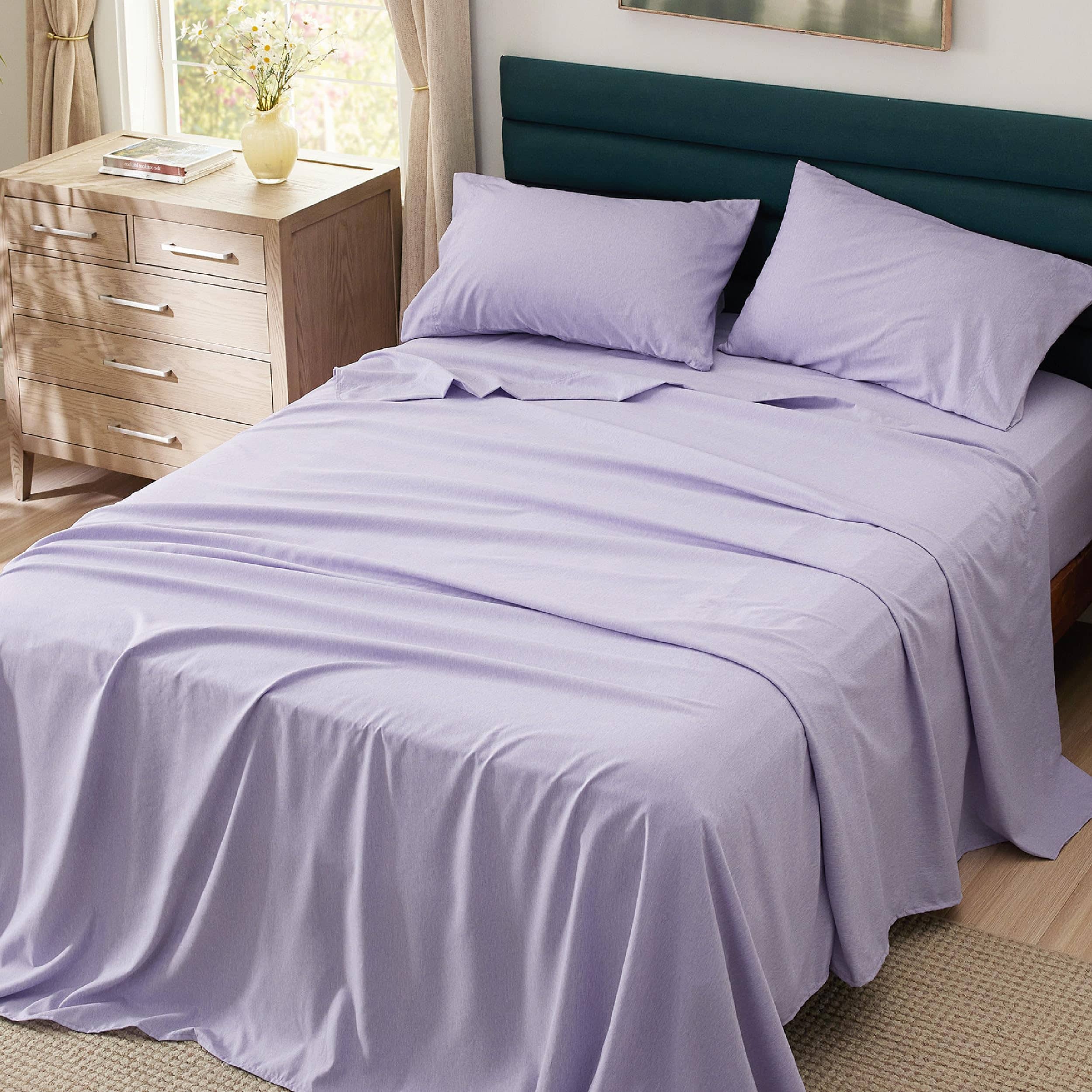 Cationic Dyed Bed Sheet Set