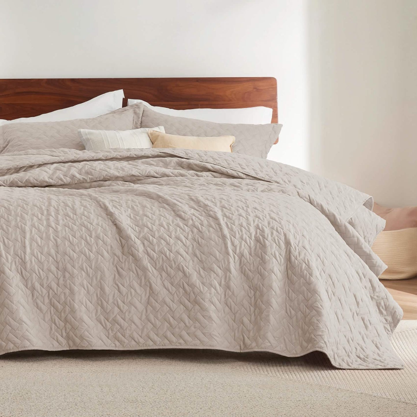 Basket-weave Quilt Set