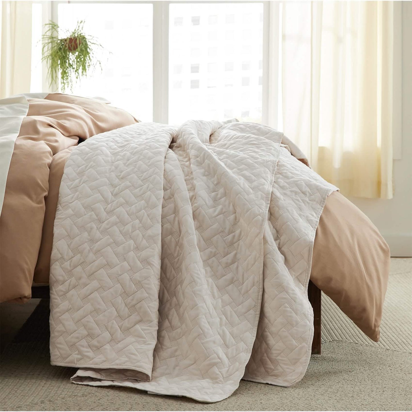 Basket-weave Quilt Set