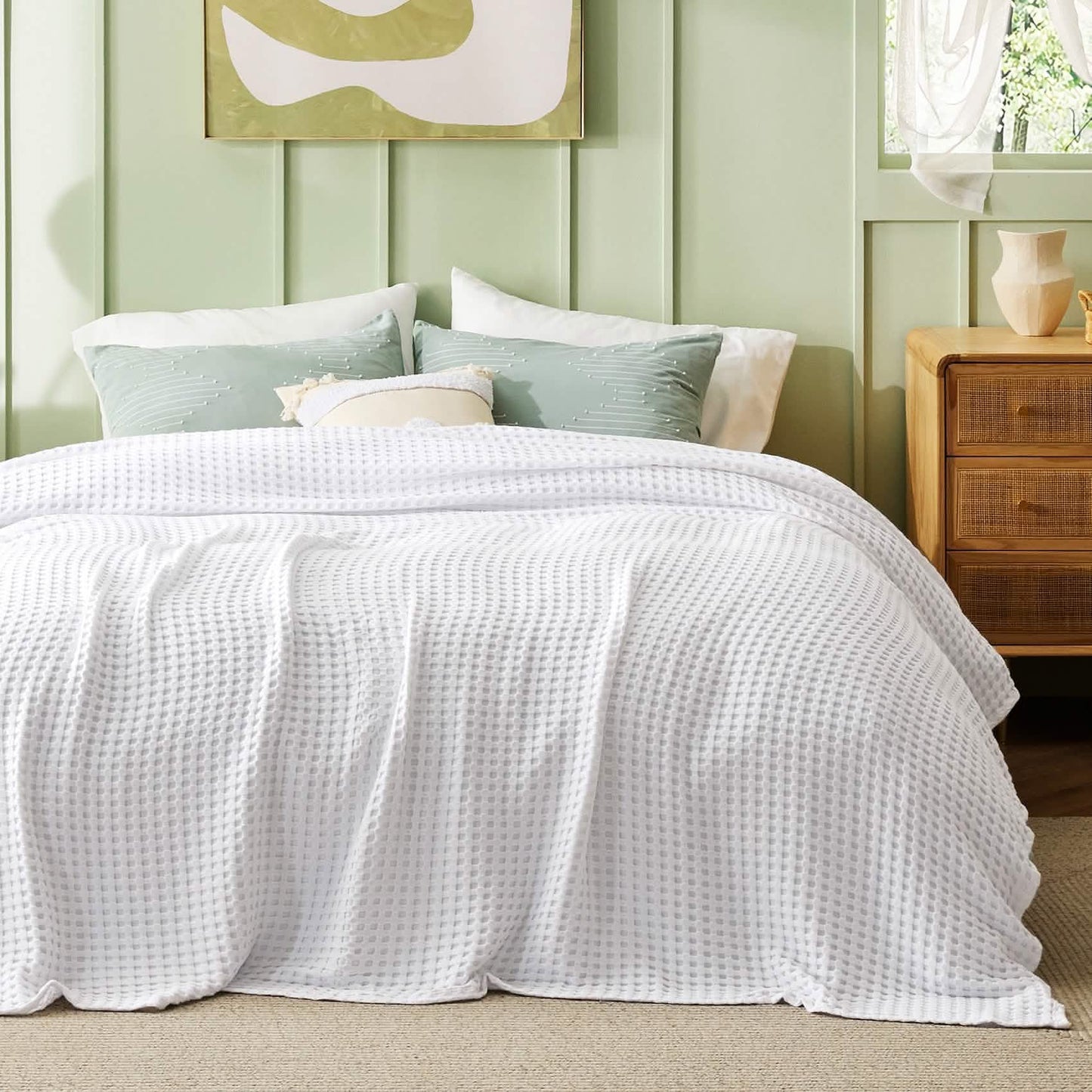 Cooling Waffle Blanket