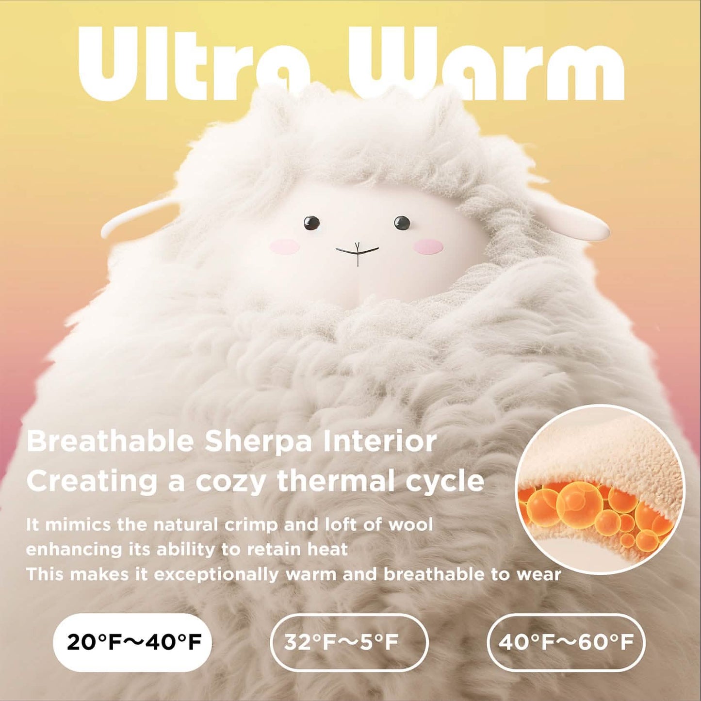 GentleSoft™ Sherpa Fleece Wearable Blanket- Pink Heart