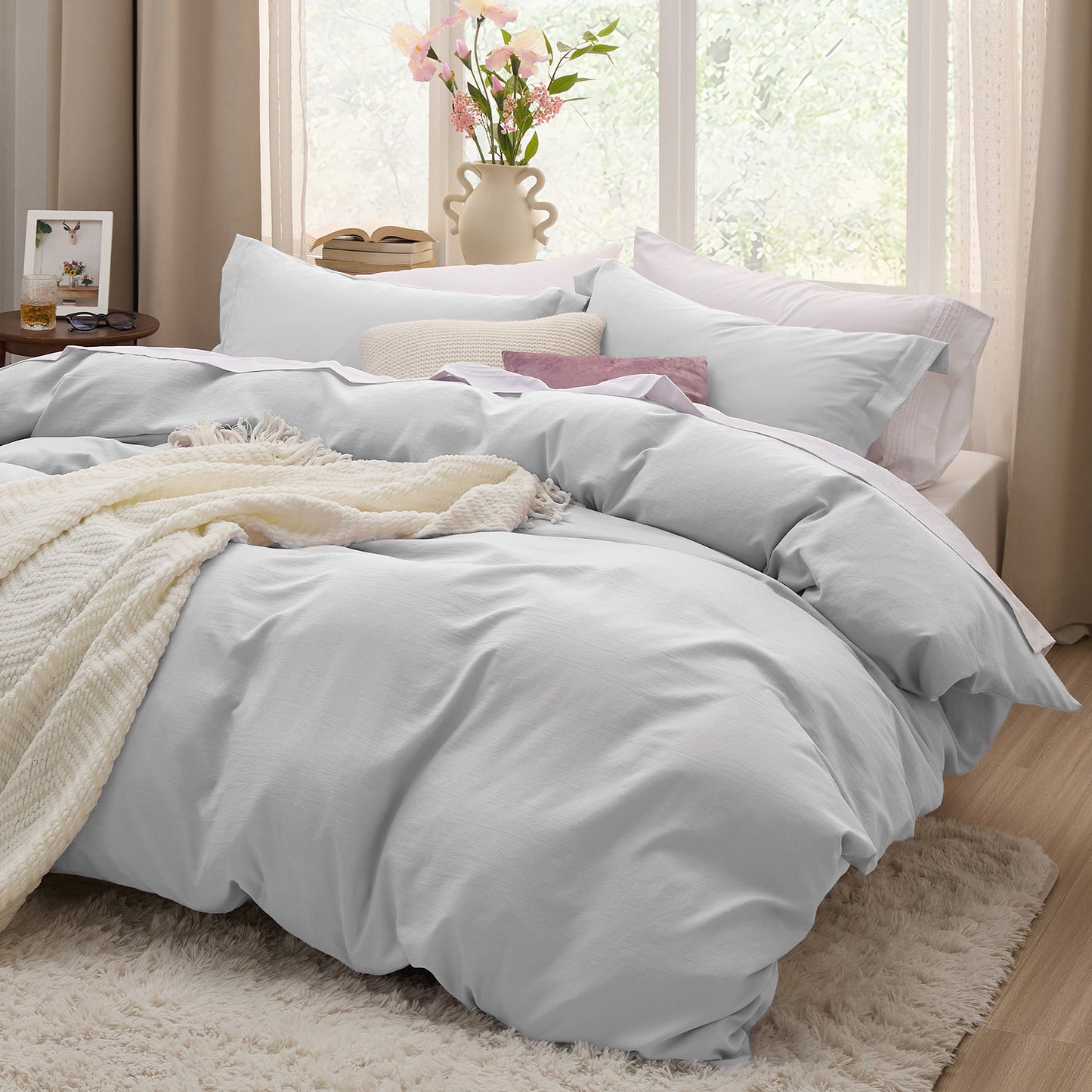 GentleSoft™ Ultra Soft Hypoallergenic Microfiber Duvet Cover Set