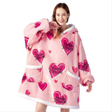 Marilyn Monroe™ Blanket Hoodie Pink Heart