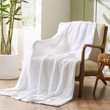 Viscose from Bamboo Waffle Weave Blanket