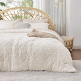 Boho Tufted Embroidery Comforter Set