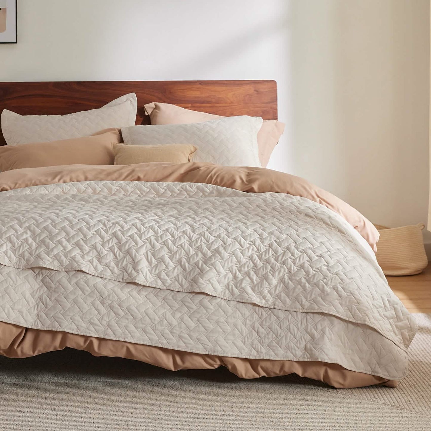 Basket-weave Quilt Set