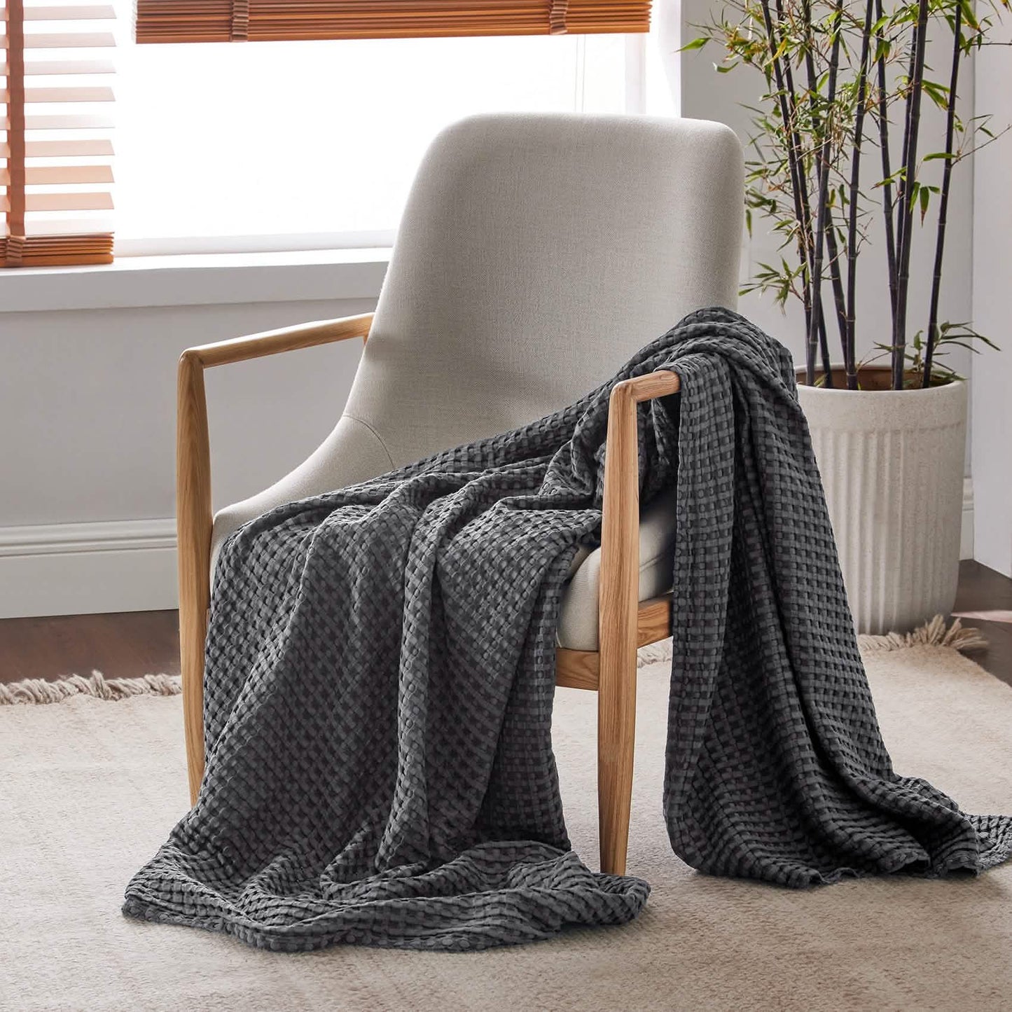 Cooling Waffle Blanket
