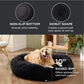 Calming Donut Bed for Dogs and Cats