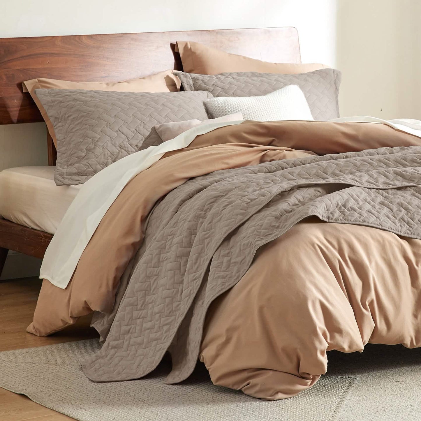 Basket-weave Quilt Set