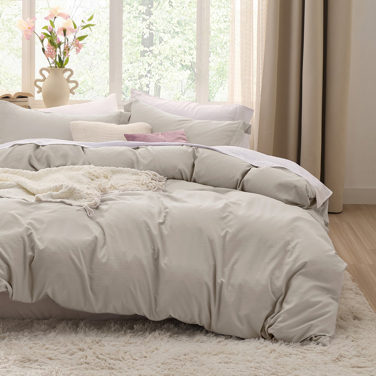 GentleSoft™ Ultra Soft Hypoallergenic Microfiber Duvet Cover Set