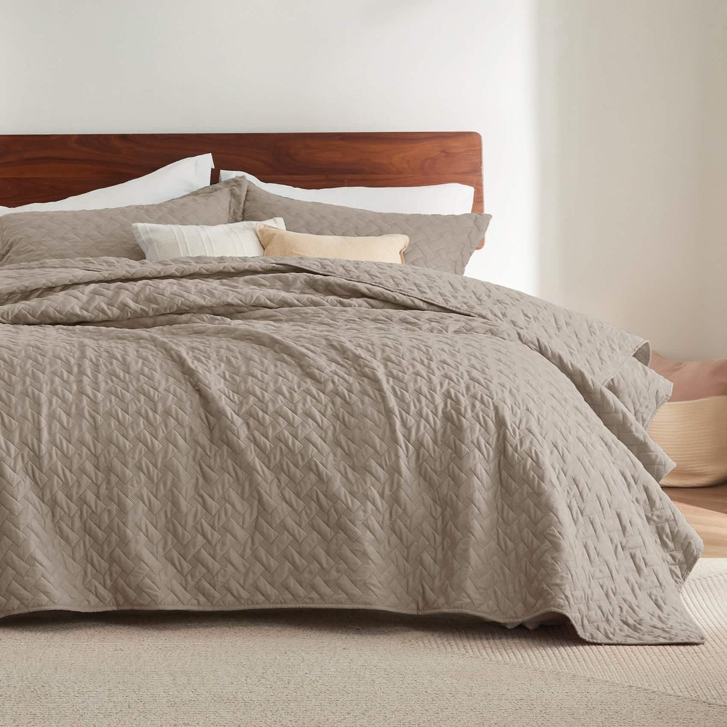 Basket-weave Quilt Set