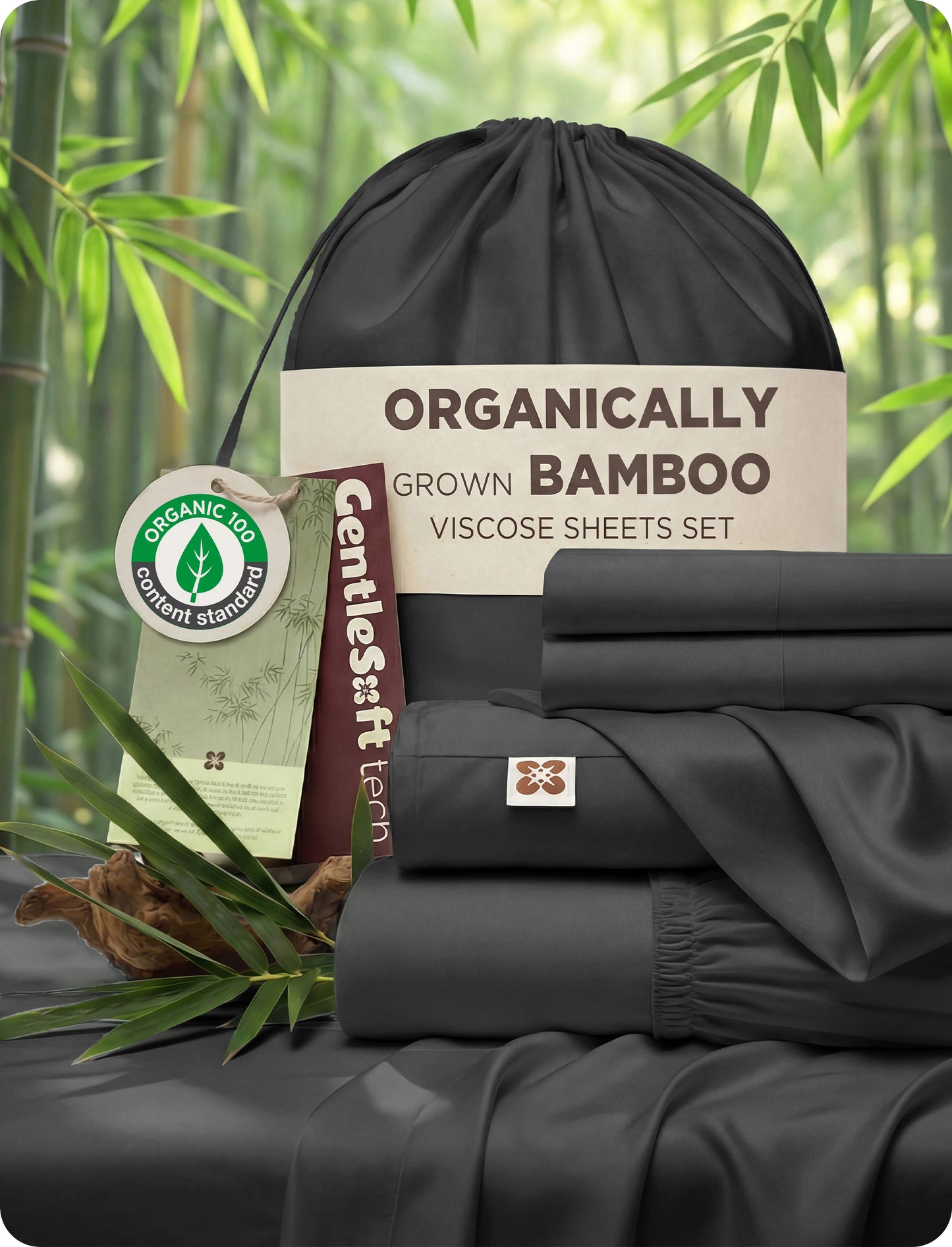 PureWoven™ Organically Grown Bamboo Viscose Sheet Set