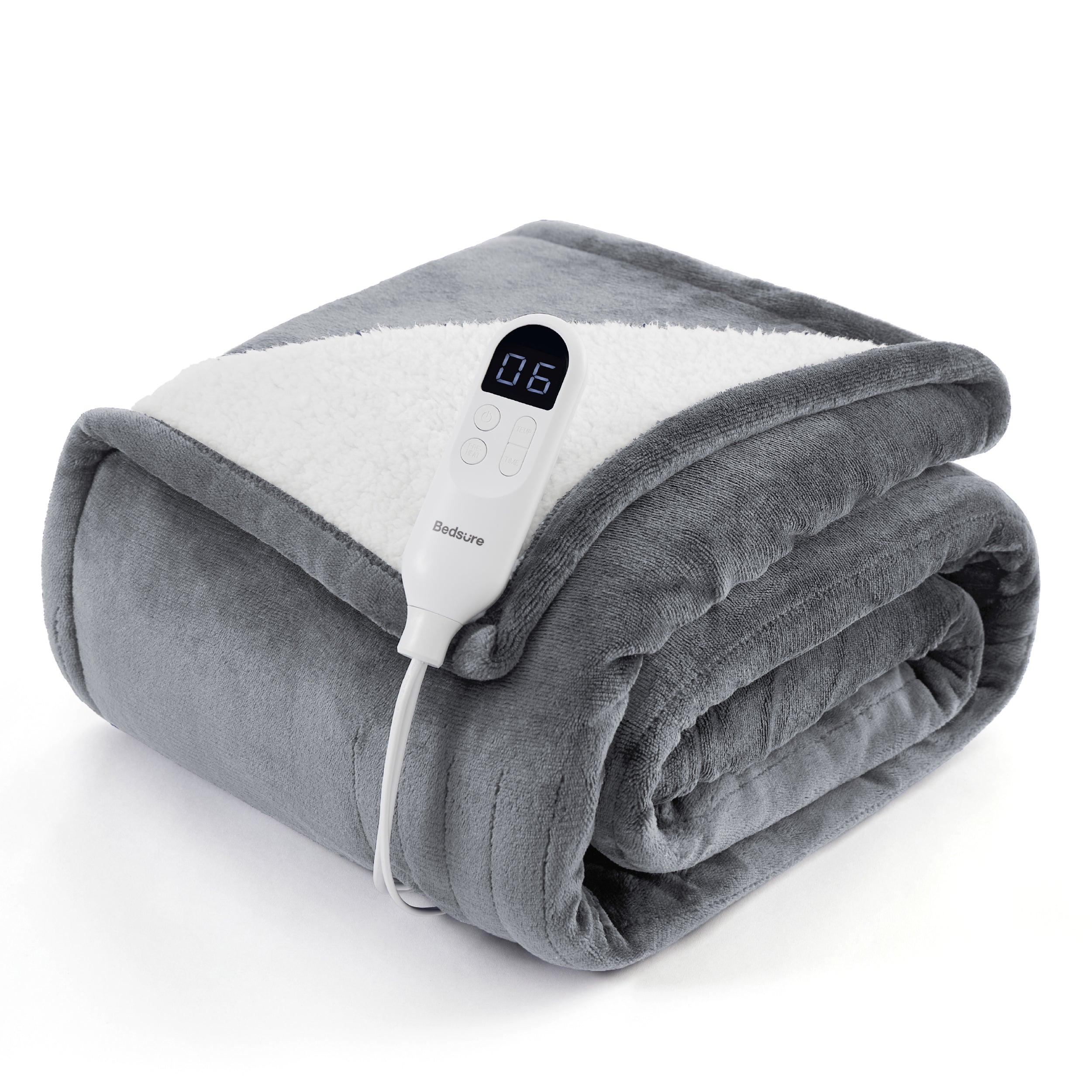 Bedsure Electric Heated Flannel Blanket