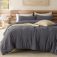 Prewashed Plain Comforter Set