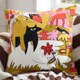 U by Bedsure 100% Cotton - Animal Party Throw Pillow Cover