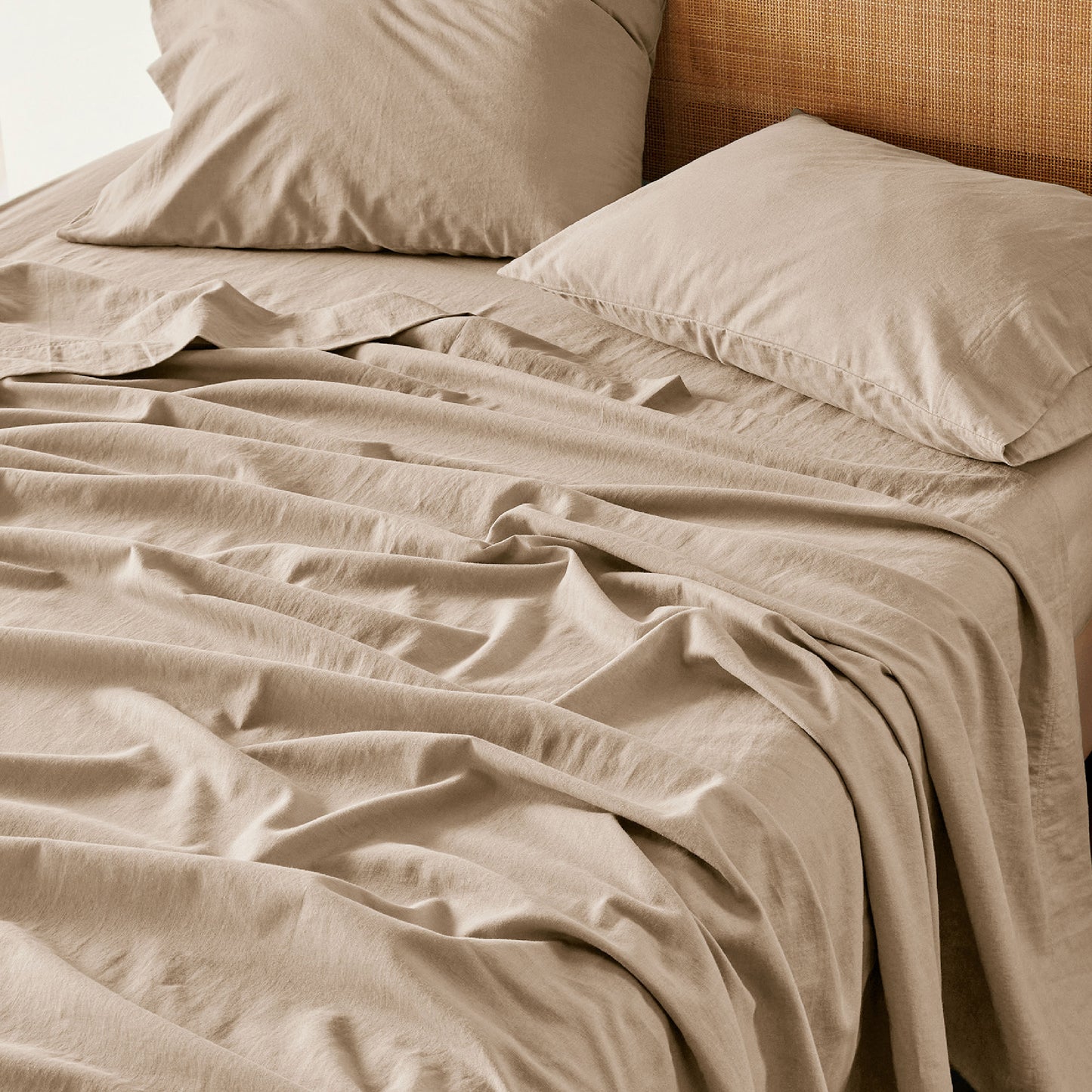GentleSoft® Cotton-Linen Blend Sheet Set