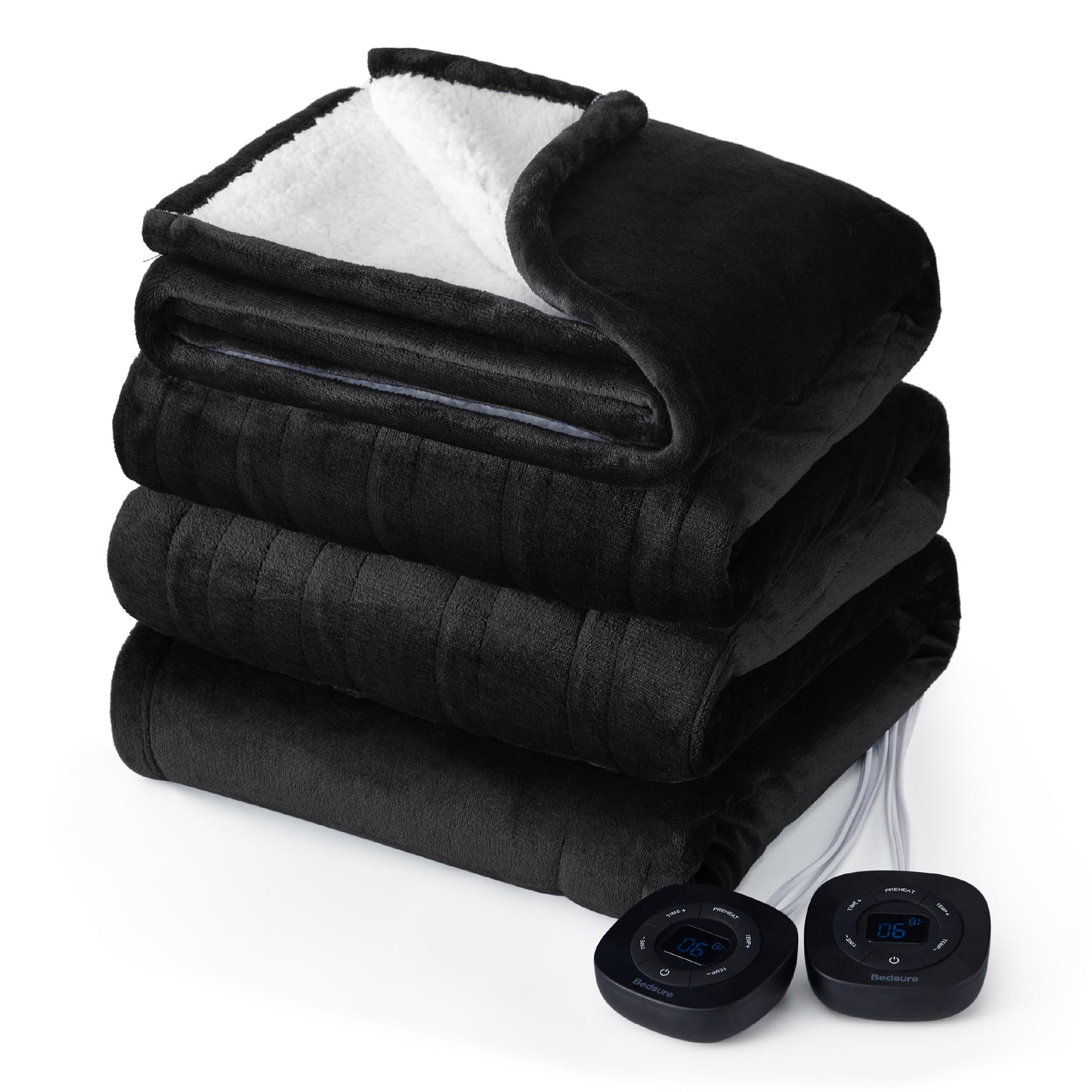 GentleSoft® Solid Flannel Heated Blanket
