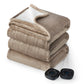 GentleSoft® Solid Flannel Heated Blanket