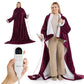 Full-body Sherpa Fleece Heated Blanket Hoodie