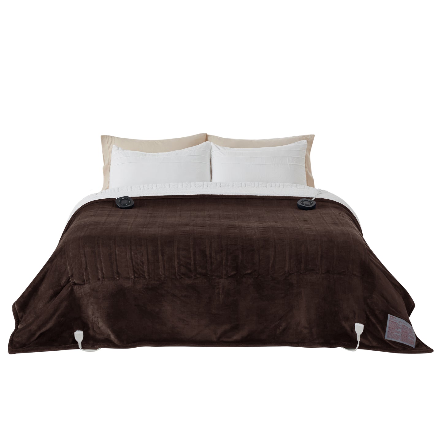 GentleSoft® Solid Flannel Heated Blanket