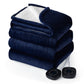 GentleSoft® Solid Flannel Heated Blanket