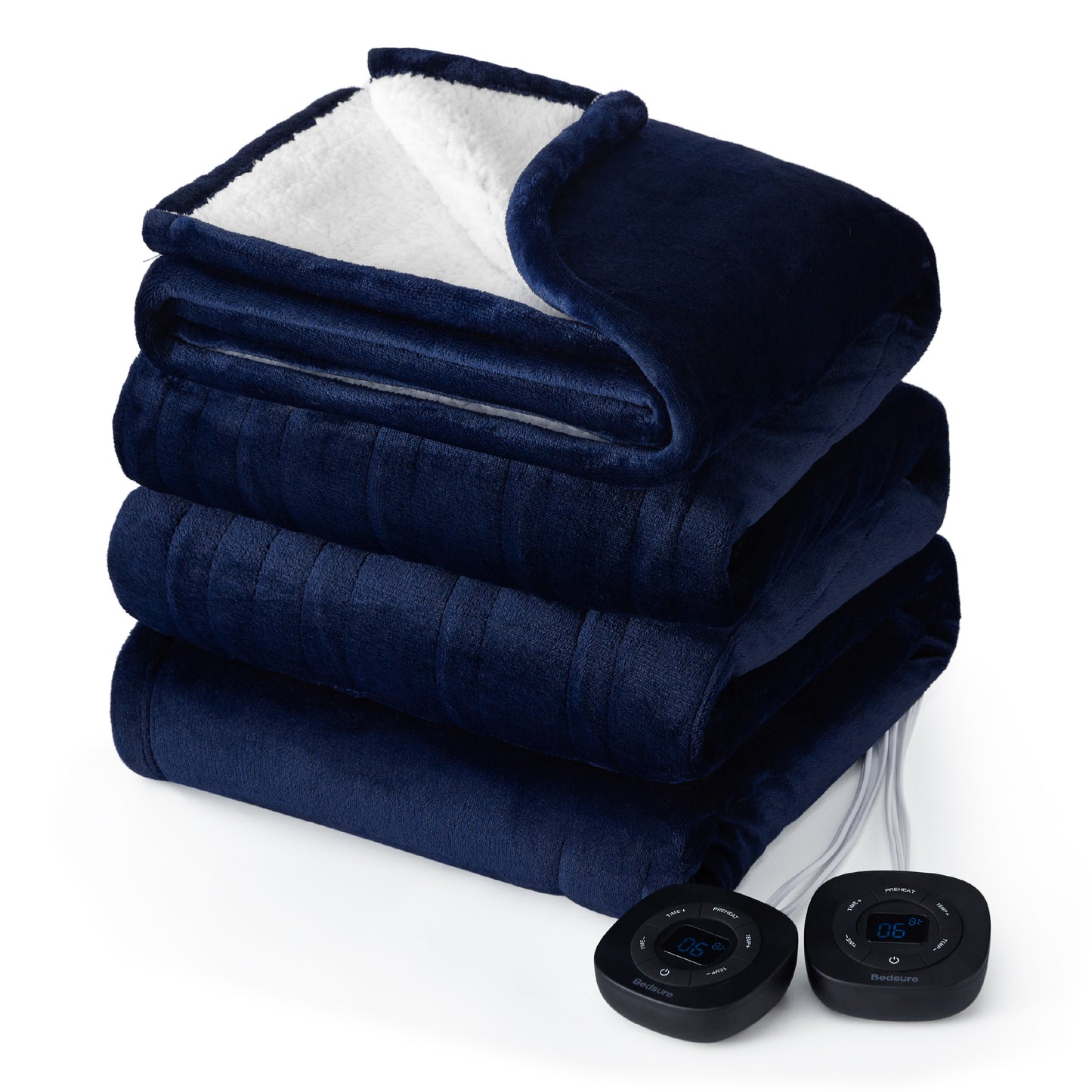 GentleSoft® Solid Flannel Heated Blanket
