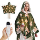GentleSoft® Heated Sherpa Fleece Blanket Hoodie