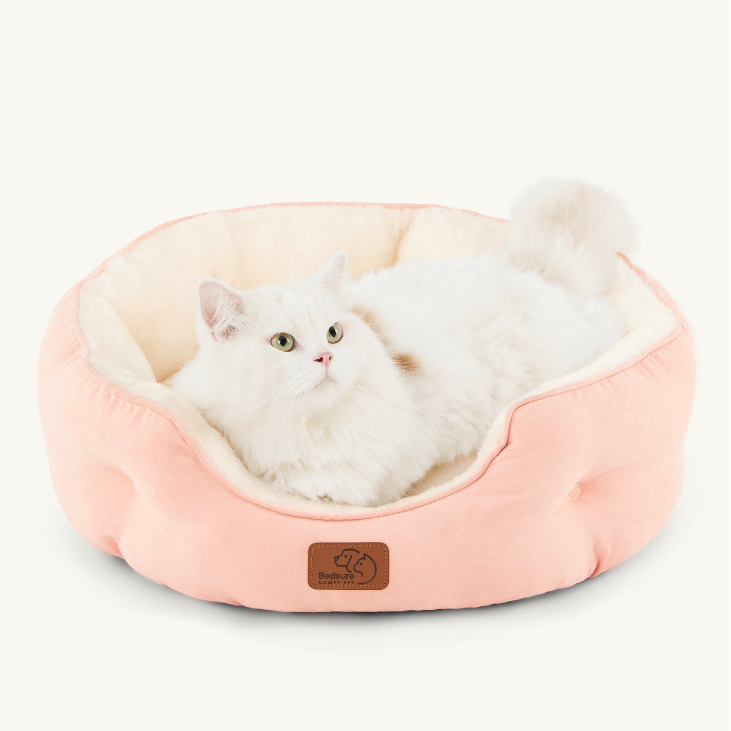 Solid Round Pet Bed