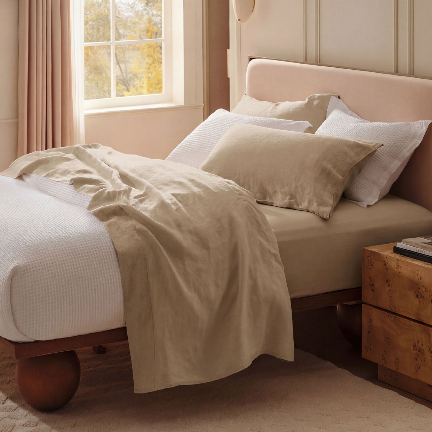 GentleSoft® Cotton-Linen Blend Sheet Set