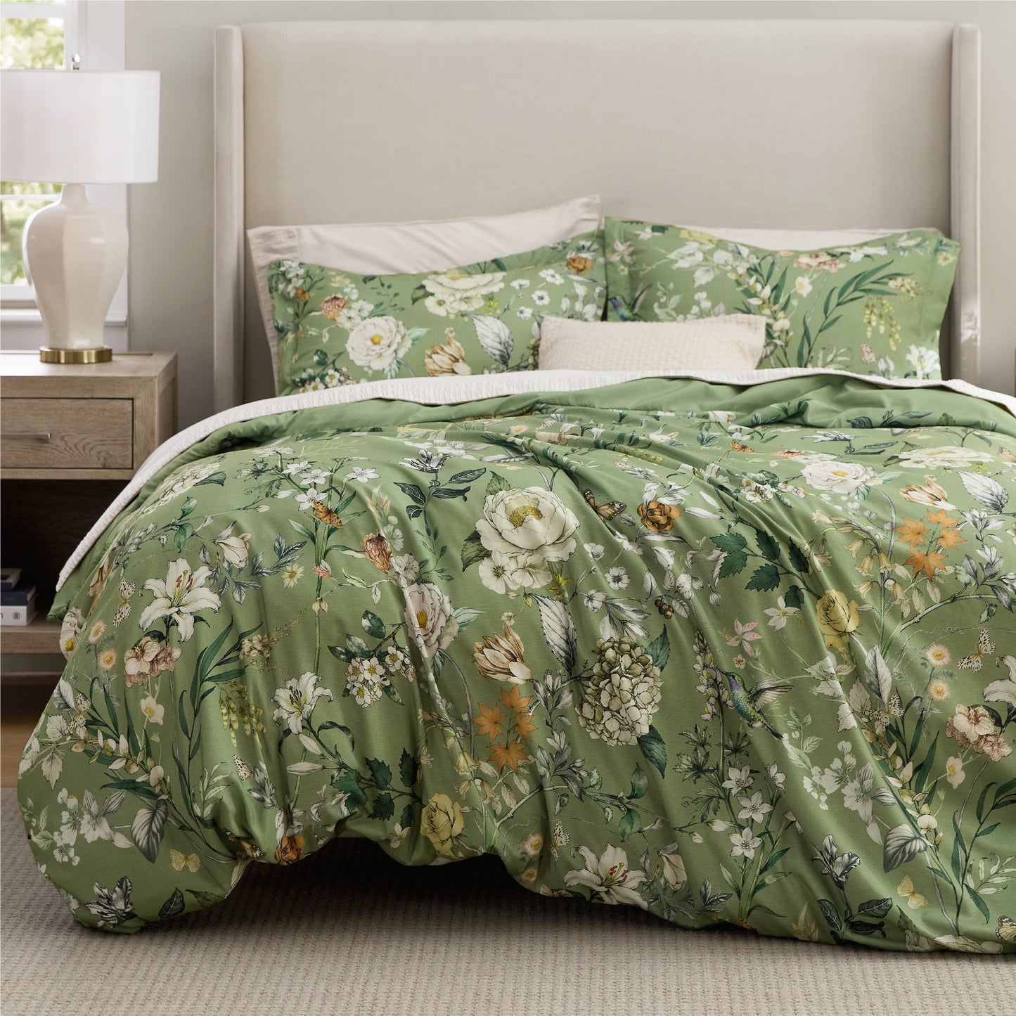 Retro Botanical Comforter Set