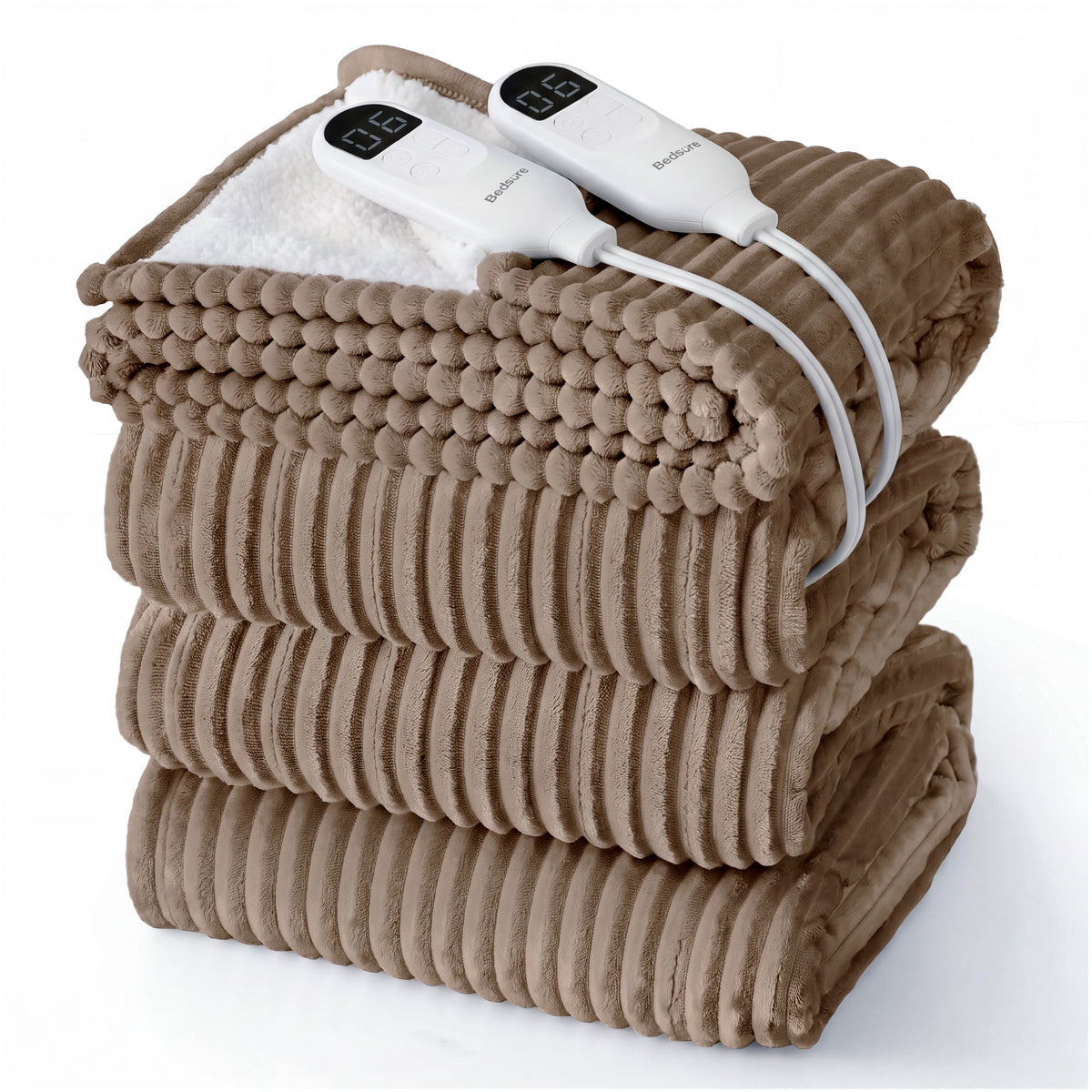 Ribbed Heated Blanket