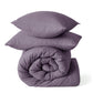 Prewashed Plain Comforter Set