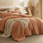 Prewashed Plain Comforter Set