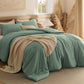 Prewashed Plain Comforter Set