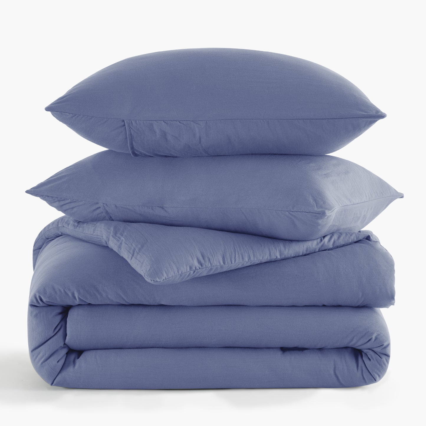 Prewashed Plain Comforter Set