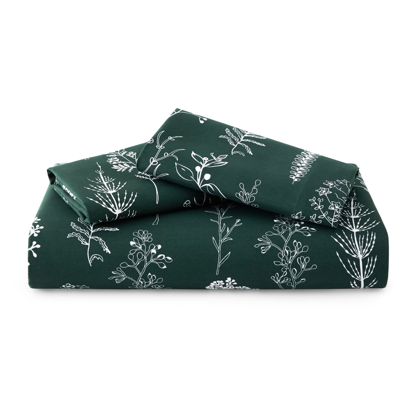 Reversible Floral Print Duvet Cover Set