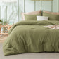 Prewashed Plain Comforter Set
