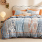 GentleSoft® 100% Cotton Patterned Duvet Cover Set