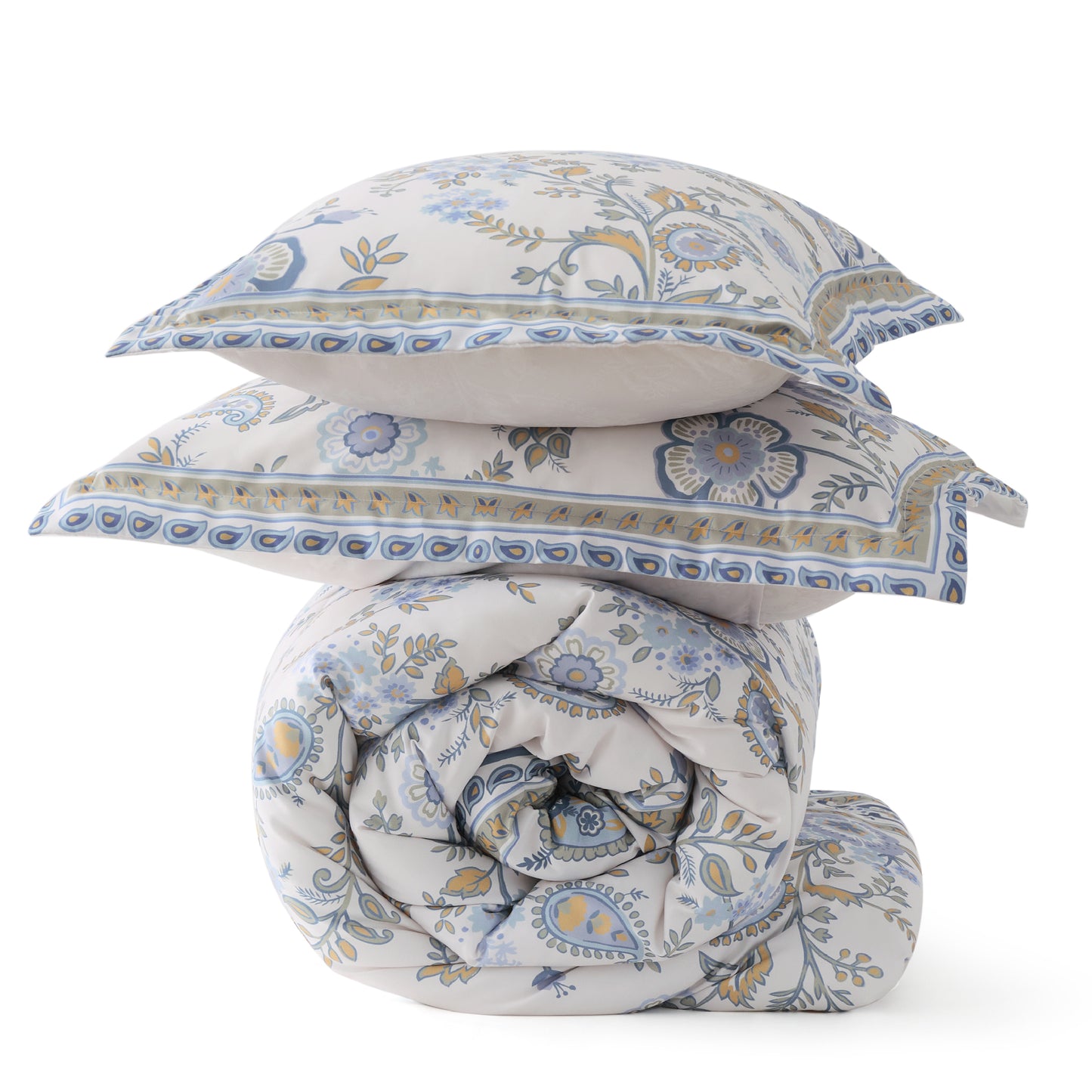 Retro Botanical Comforter Set