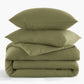 Prewashed Plain Comforter Set