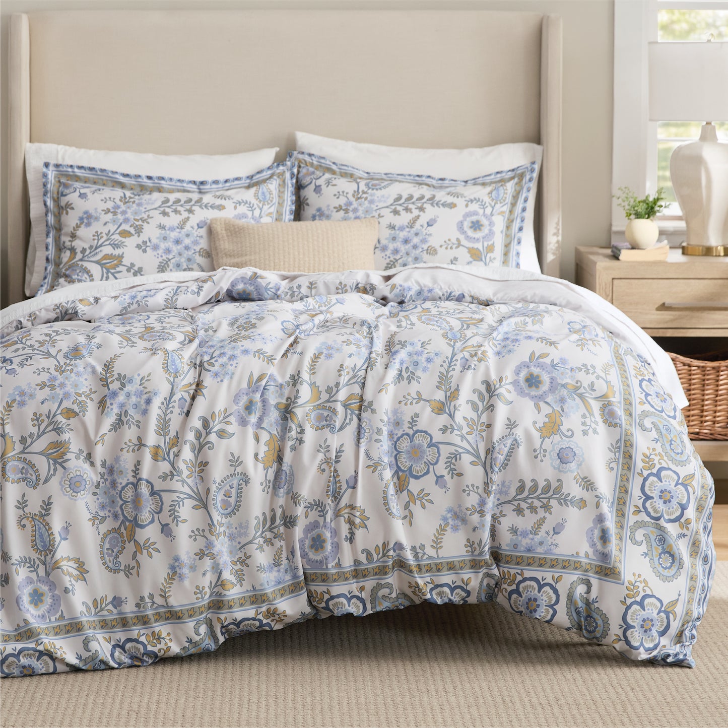 Retro Botanical Comforter Set
