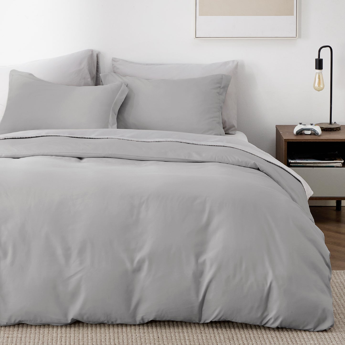 Brushed Microfiber Duvet Cover Set