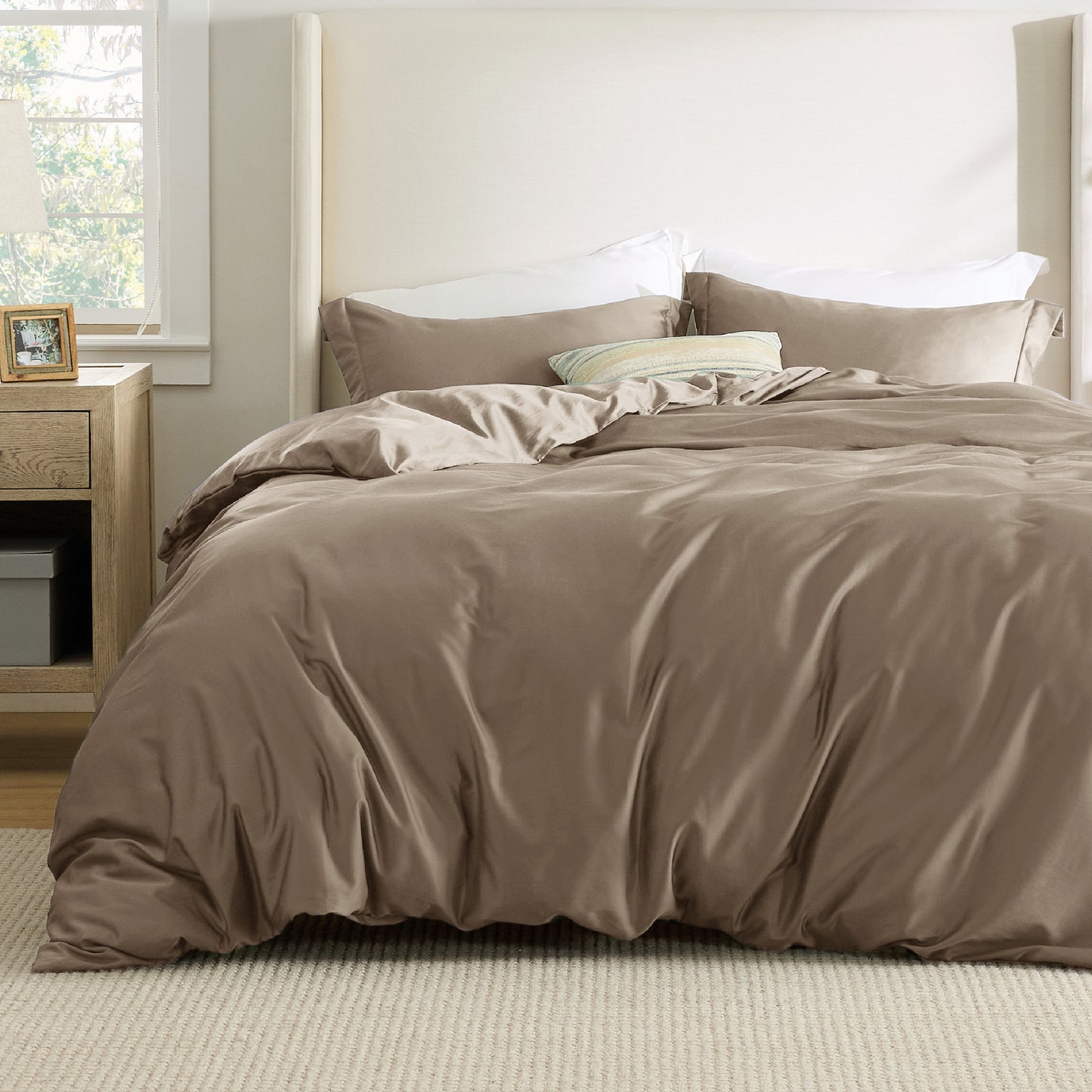 Lyocell Cotton Hybrid Duvet Cover Set