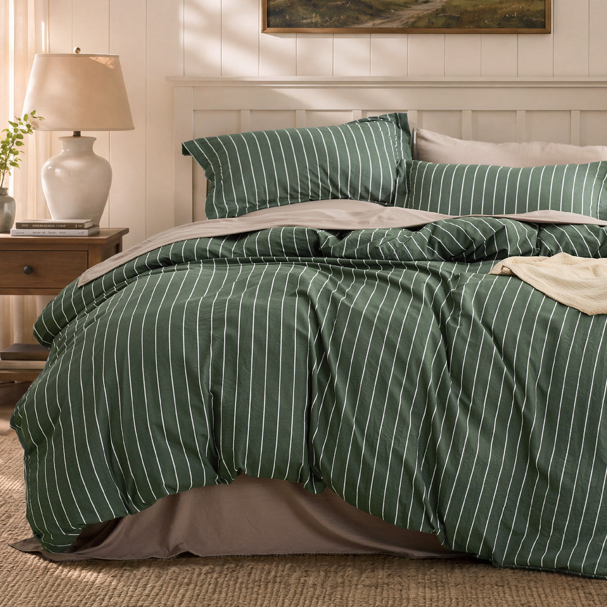 Timeless Striped Duvet Cover Set