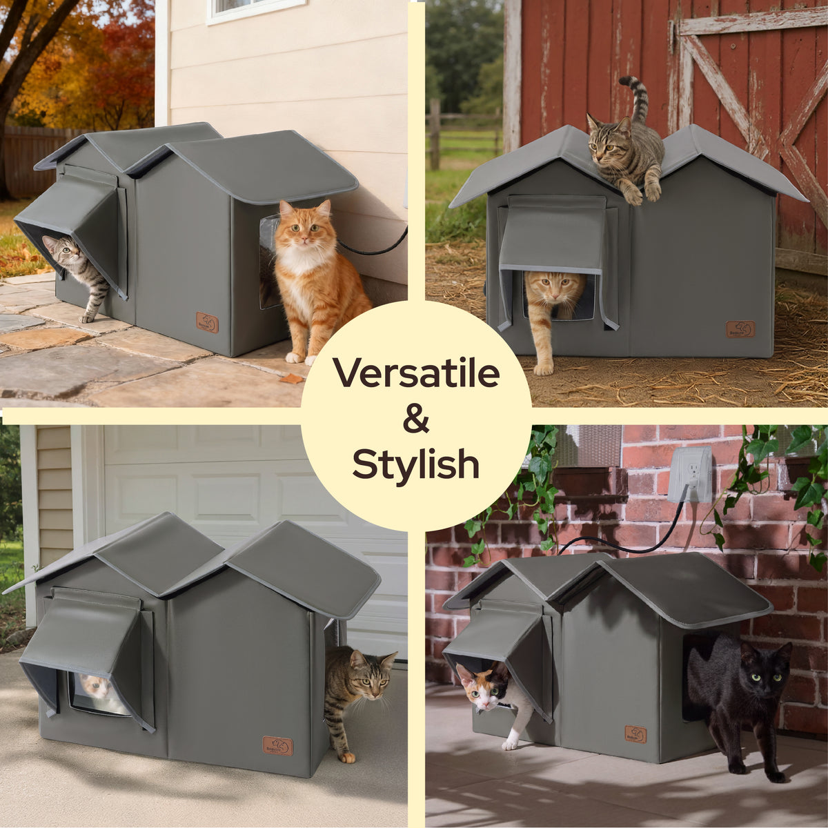 Heated Outdoor Cat House